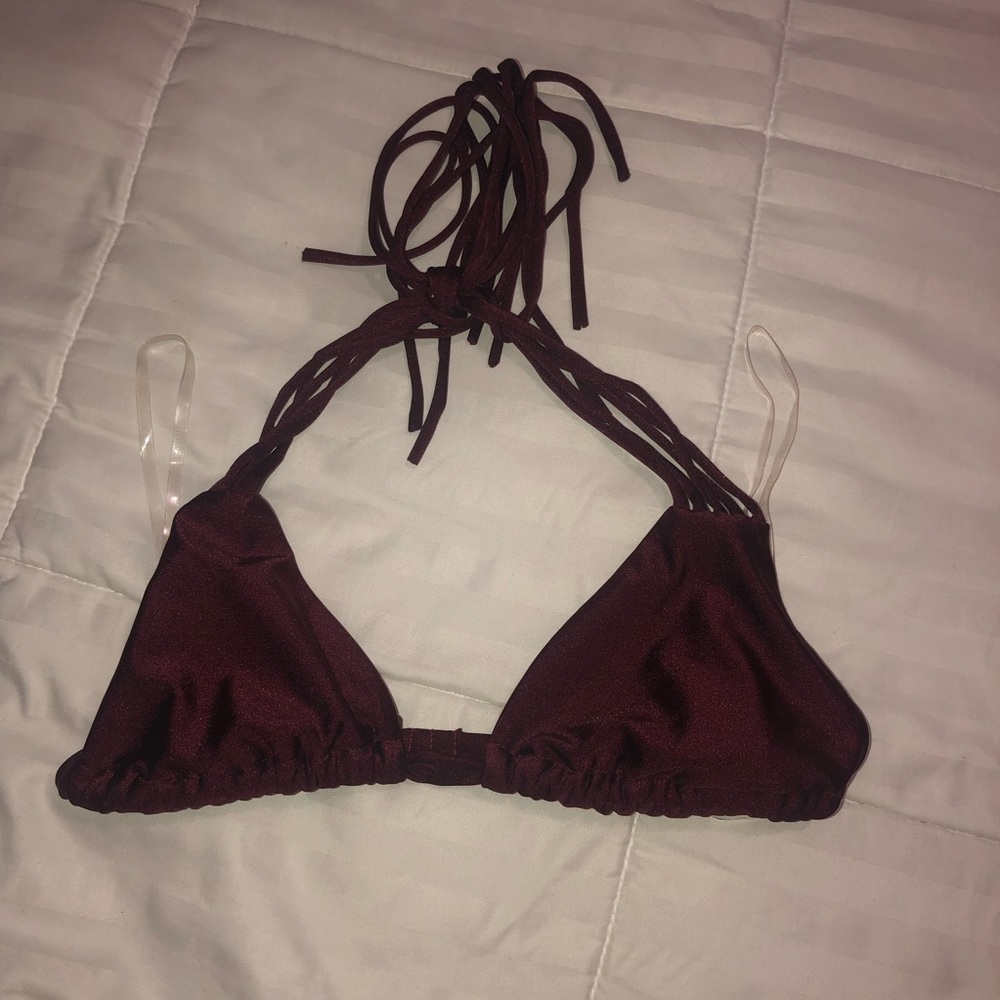 Burgundy Bikini top